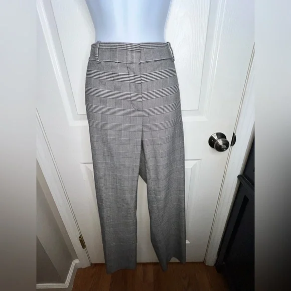 Ann Taylor Gray Plaid Trousers - Picture 1 of 12